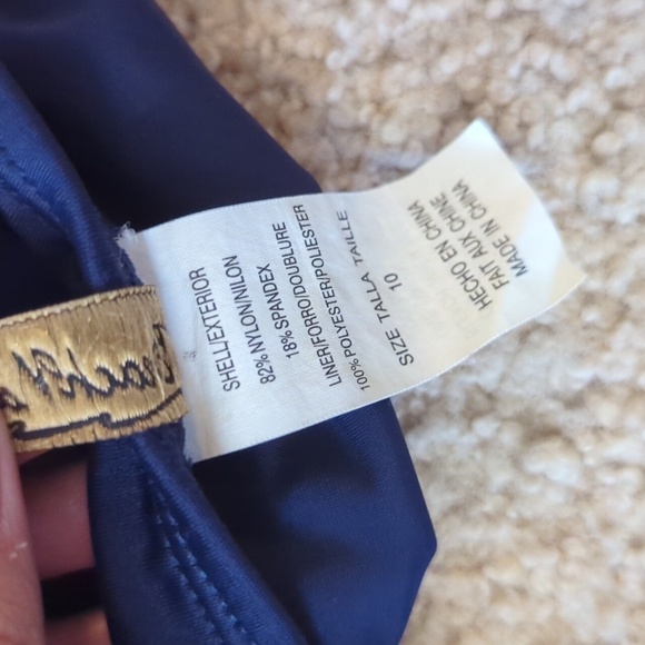 Beach Native Blue Tankini & Skirt Bikini Bottom Swimsuit Set Size 10 - Picture 10 of 10